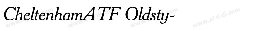 CheltenhamATF Oldsty字体转换